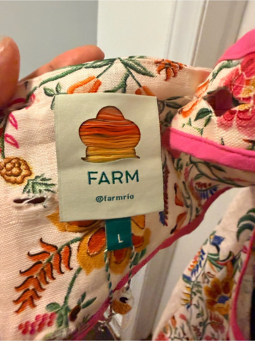 Farm Rio Delicate Forest Mini Dress - Picture 11 of 11